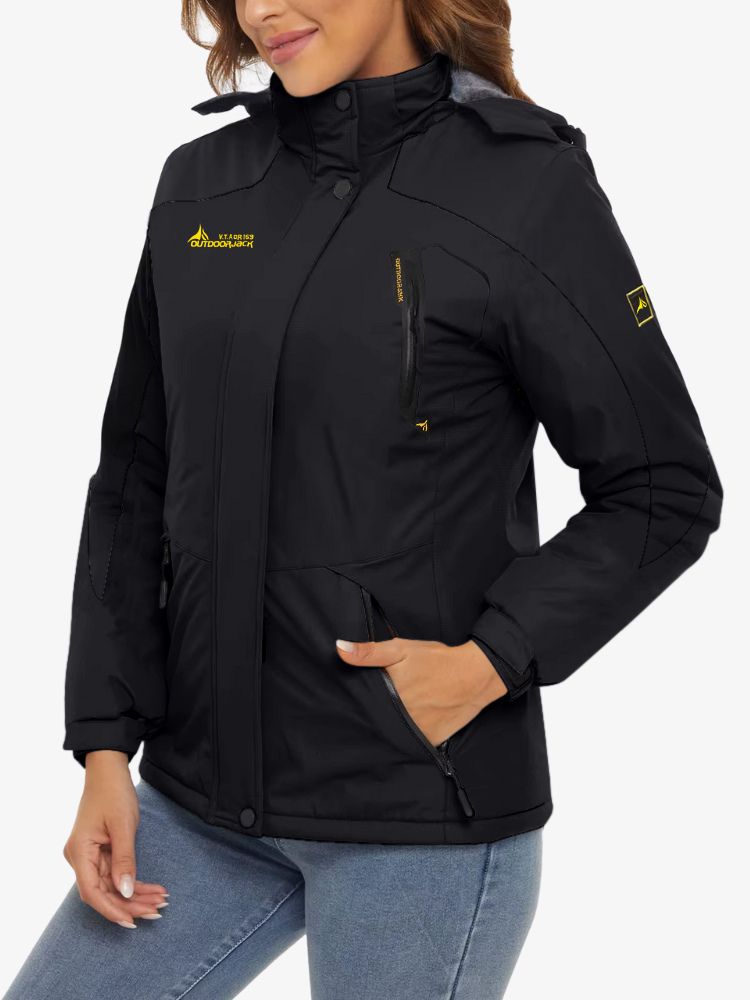 Women's Ski Jacket | Waterproof Design with Adjustable Hood 2