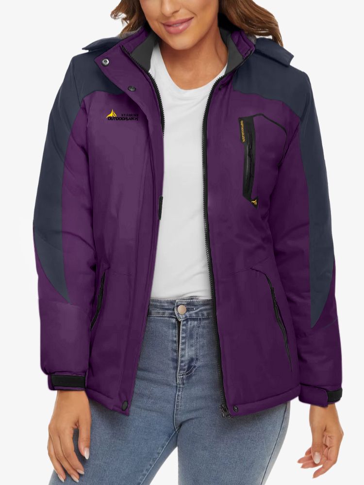 Women's Ski Jacket | Waterproof Design with Adjustable Hood 9