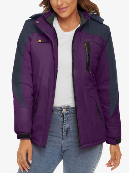 Women's Ski Jacket | Waterproof Design with Adjustable Hood 9