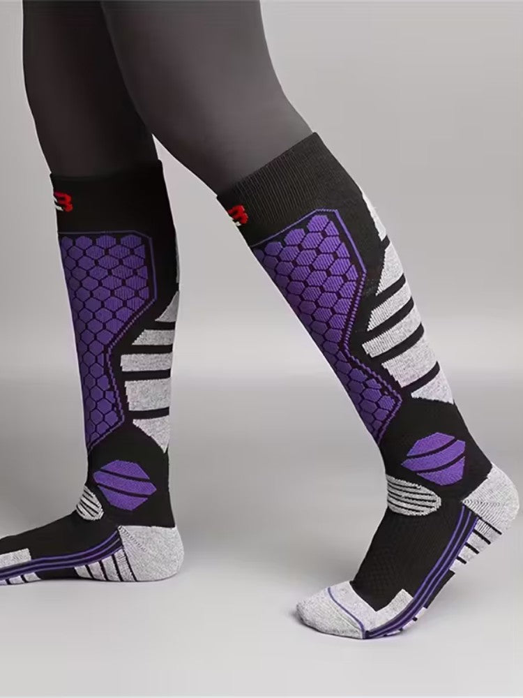 Women's Ski Socks | Extra Warm Thermal Layer for Comfort 1
