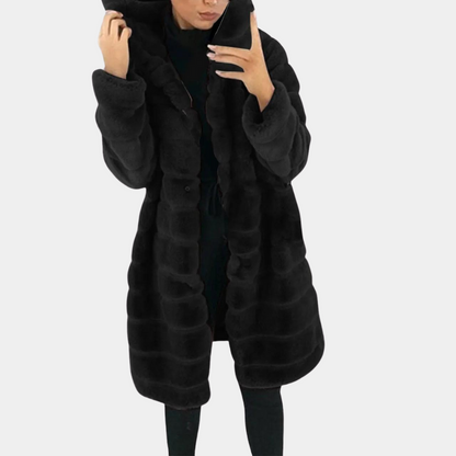 Women's Winter Coats | Soft Fleece Jacket with Thick Lining and Hood 1