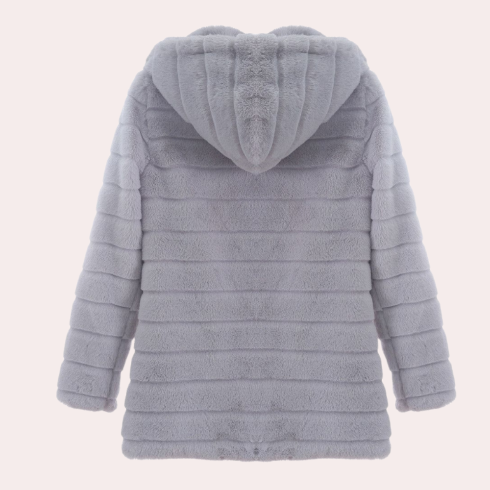 Women's Winter Coats | Soft Fleece Jacket with Thick Lining and Hood 3