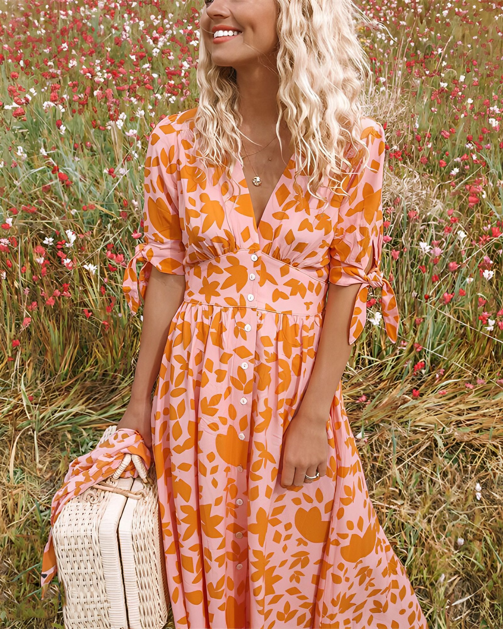 Womens Dress | Elegant Gigi Patterned Design for Versatile Occasions 0