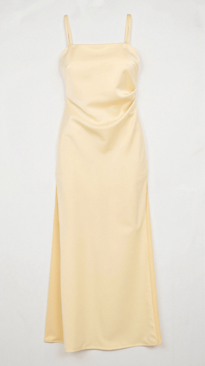 Womens Dress | Elegant Spaghetti Strap Summer Dress with High Slit for Wedding Guests and Cocktail Events 5