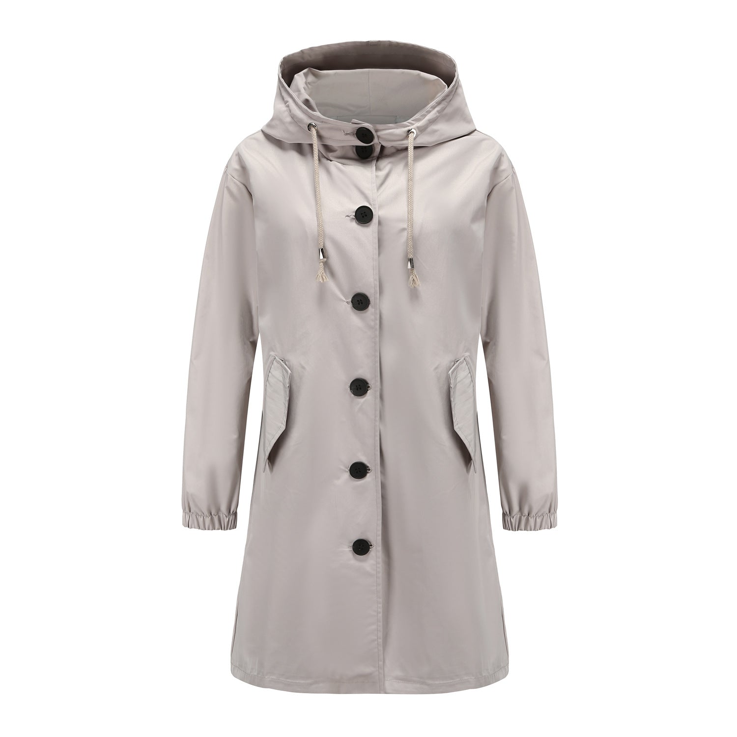 Womens Rain Jacket | Waterproof Lightweight Hooded Windbreaker 0