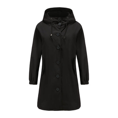 Womens Rain Jacket | Waterproof Lightweight Hooded Windbreaker 4
