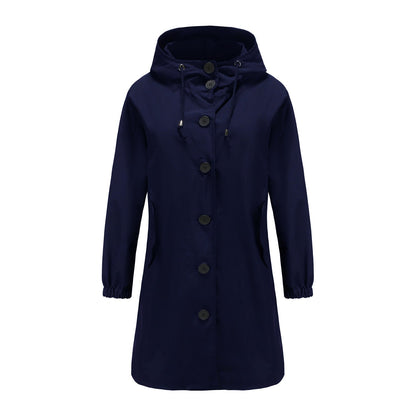 Womens Rain Jacket | Waterproof Lightweight Hooded Windbreaker 5