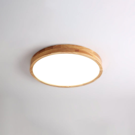 Wooden Geometric Ceiling Light | Adjustable LED with Stylish Design 0