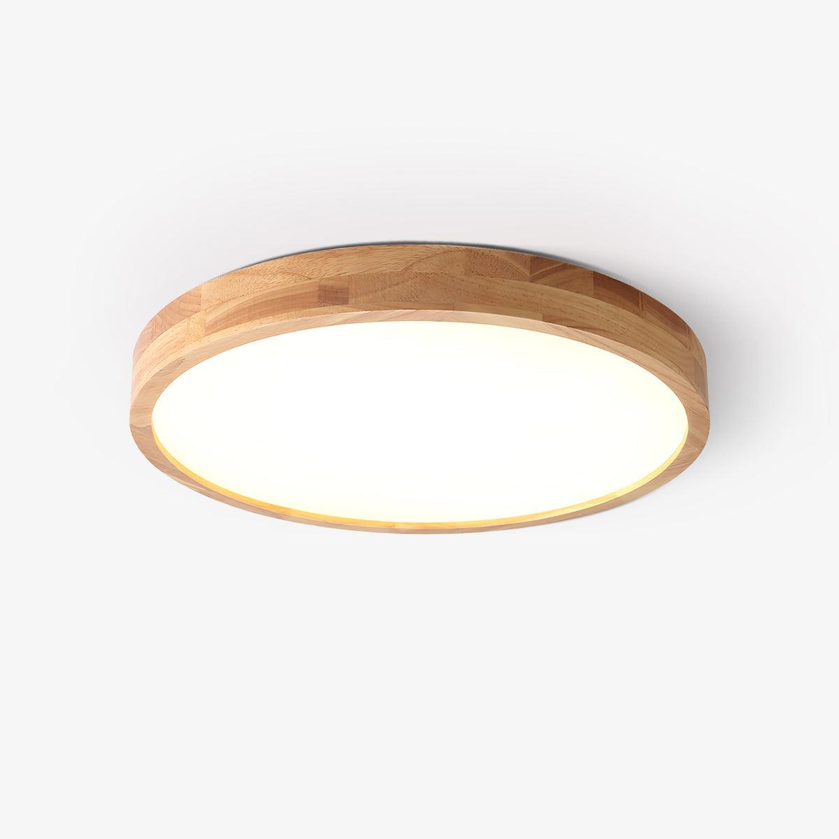 Wooden Geometric Ceiling Light | Adjustable LED with Stylish Design 1
