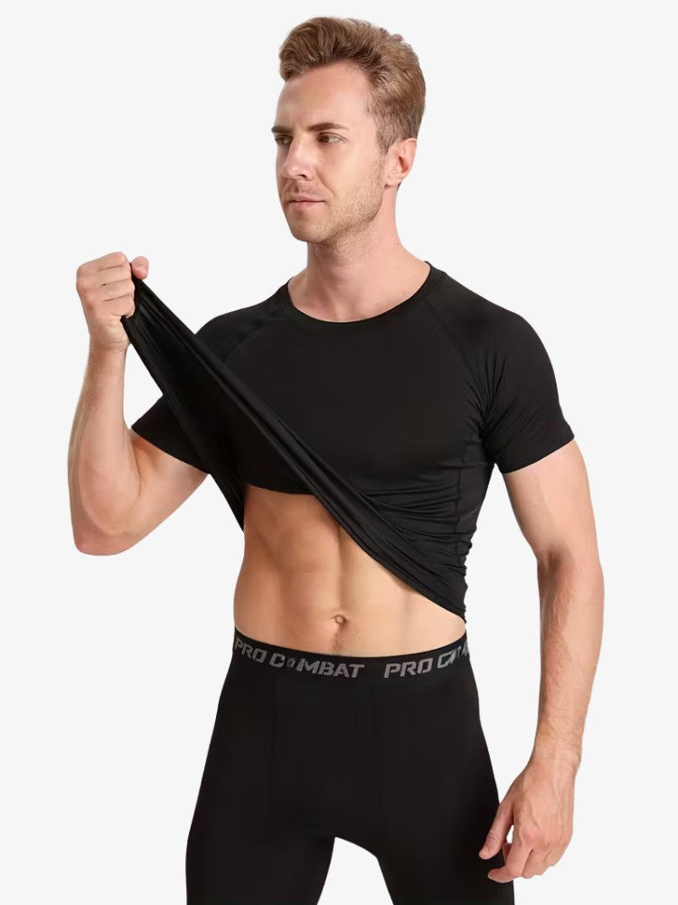 Workout Shirts for Men | Compression Training Shirt for Enhanced Support 1