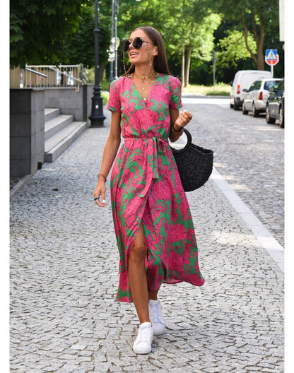 Wrap Dress | Flattering Silhouette with Stylish Print for Versatile Wear 1