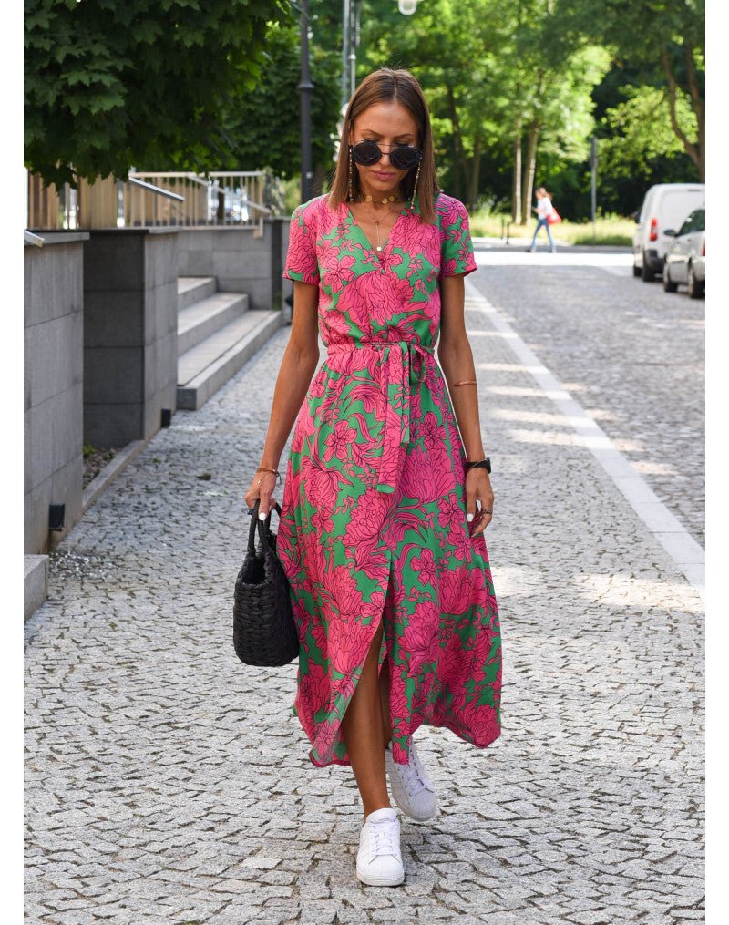 Wrap Dress | Flattering Silhouette with Stylish Print for Versatile Wear 2