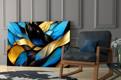 Arte abstracto en vidrio para pared