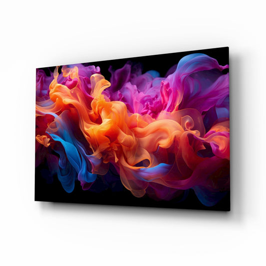 Arte abstracto en vidrio para pared