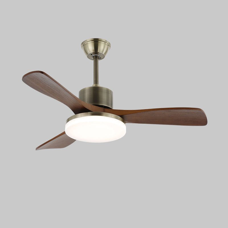 Zephyr | 42/52 Wooden Ceiling Fan with Integrated Lighting & 6-Speed Control 0