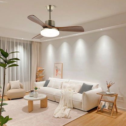 Zephyr | 42/52 Wooden Ceiling Fan with Integrated Lighting & 6-Speed Control 6