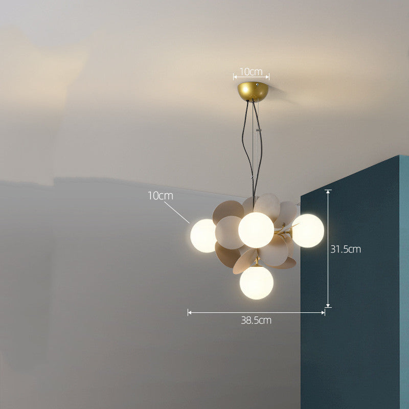Nordický lustr moderní minimalistické osvětlení obývacího pokoje a ložnice