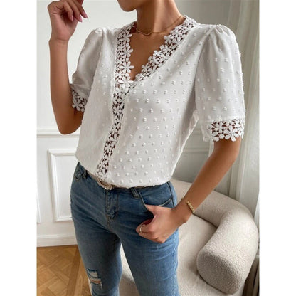 Blossom Lace V-Neck Top