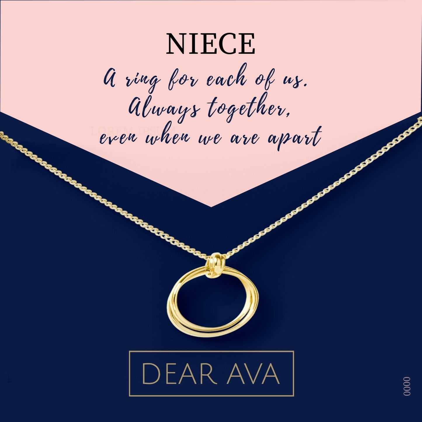 Always Together - Niece | Women's Giftable Necklace
