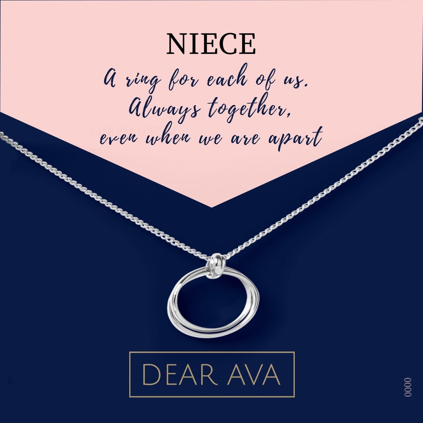 Always Together - Niece | Women's Giftable Necklace