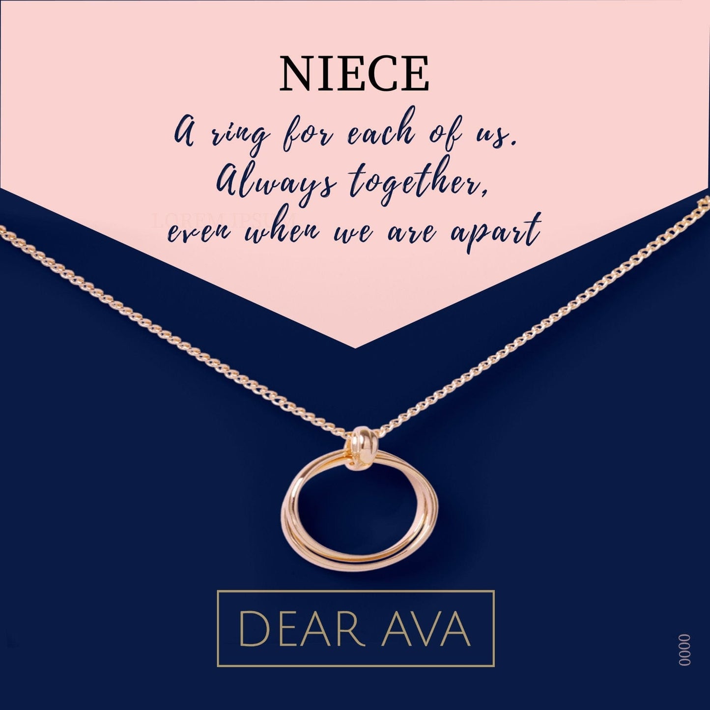 Always Together - Niece | Women's Giftable Necklace