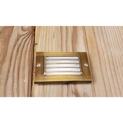 Antik brons LED-trappbelysning | Mässingskonstruktion | Lågspänning