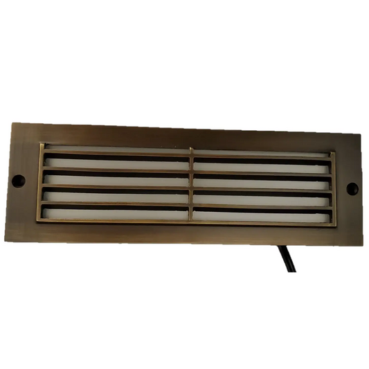 Antik brons LED-trappbelysning | Mässingskonstruktion | Lågspänning