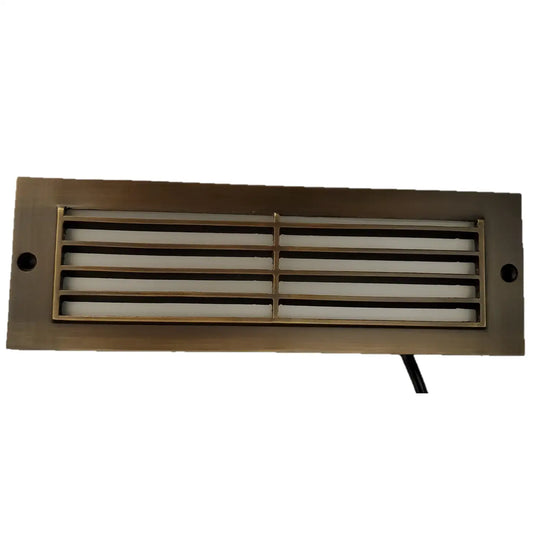 Antieke bronzen LED-trapverlichtingsarmatuur | Messing constructie | Laagspanning