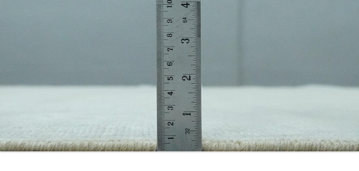 Antique Finish Silver, Gray and Charcoal Hand Knotted Oriental Oushak 8x10 wool Area Rug