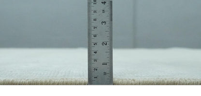 Antique Finish Silver, Gray and Charcoal Hand Knotted Oriental Oushak 8x10 wool Area Rug