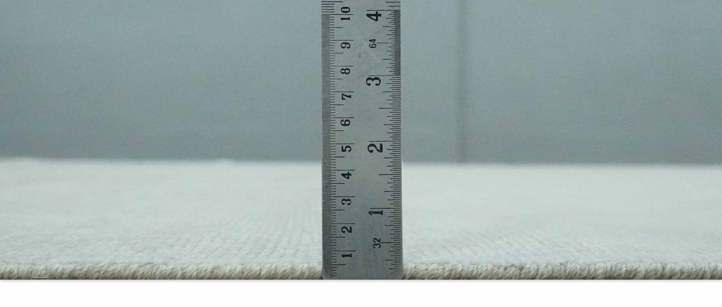 Antique look Beige and Gray Hand Knotted Oriental Oushak 8x10 wool Area Rug