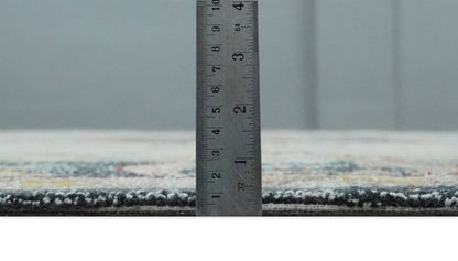 Antique Style Beige and Charcoal Aubusson design Hand Tufted 8x10 wool Area Rug