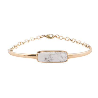 Braccialetto Bianco in Howlite Back to Basics