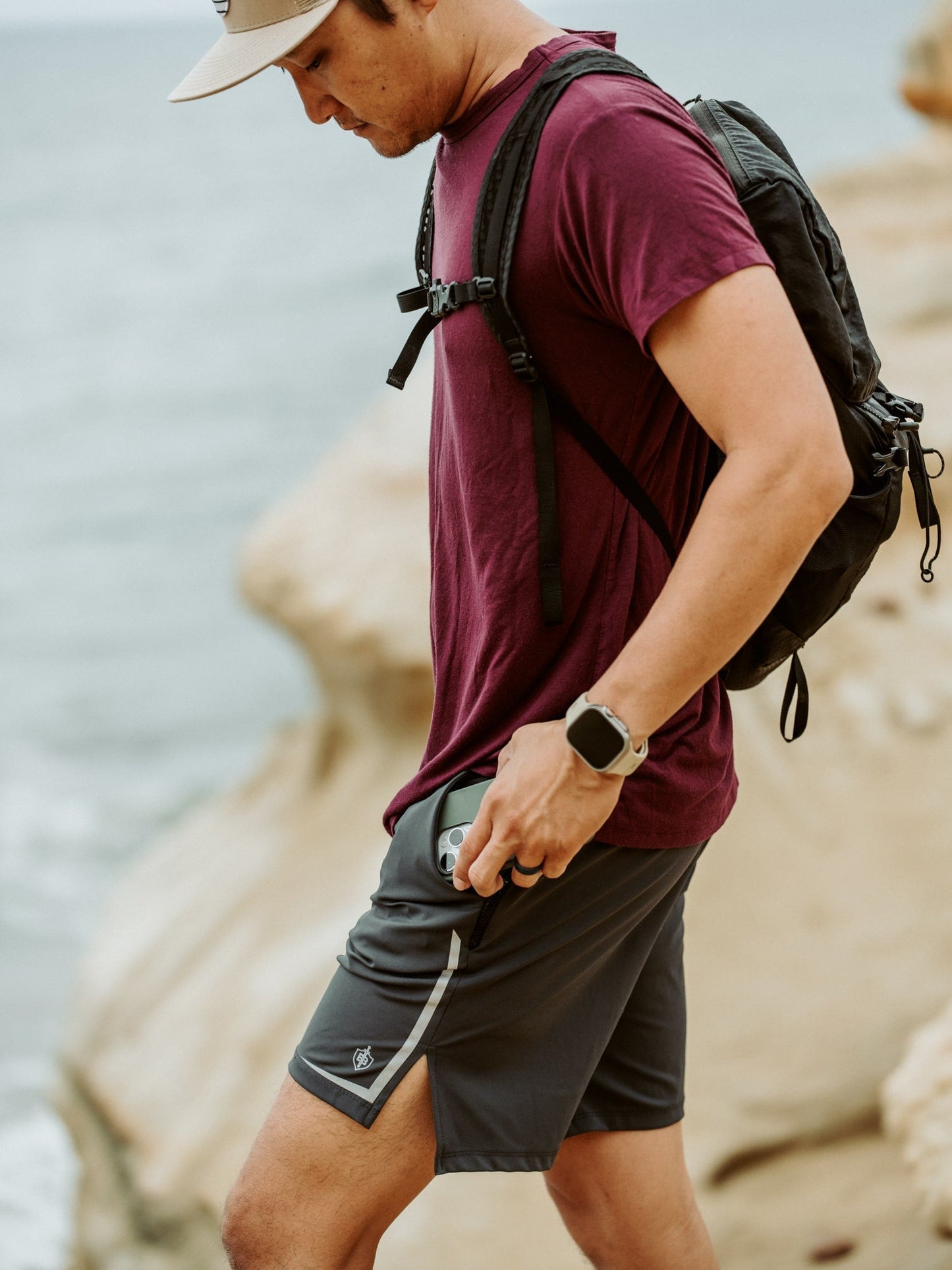 Bamboo Aerotech T-Shirt - Navy Blau
