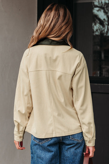 Phoebe strukturierte Reißverschlussjacke