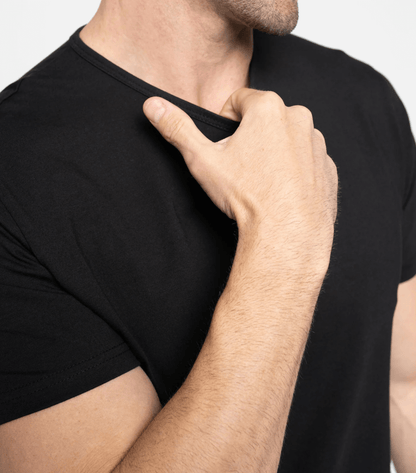 T-shirt in bambù Swift con orlo curvo - Sandstone
