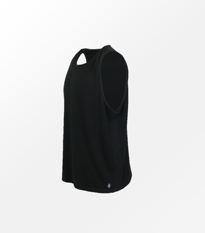 Eucalyptus prestatie tank - zwart