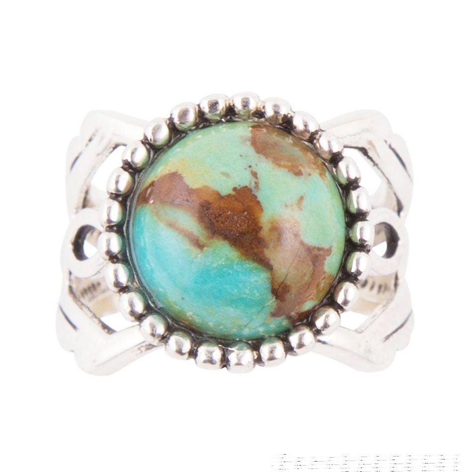 Blessing Blau Türkis und Sterlingsilber Ring