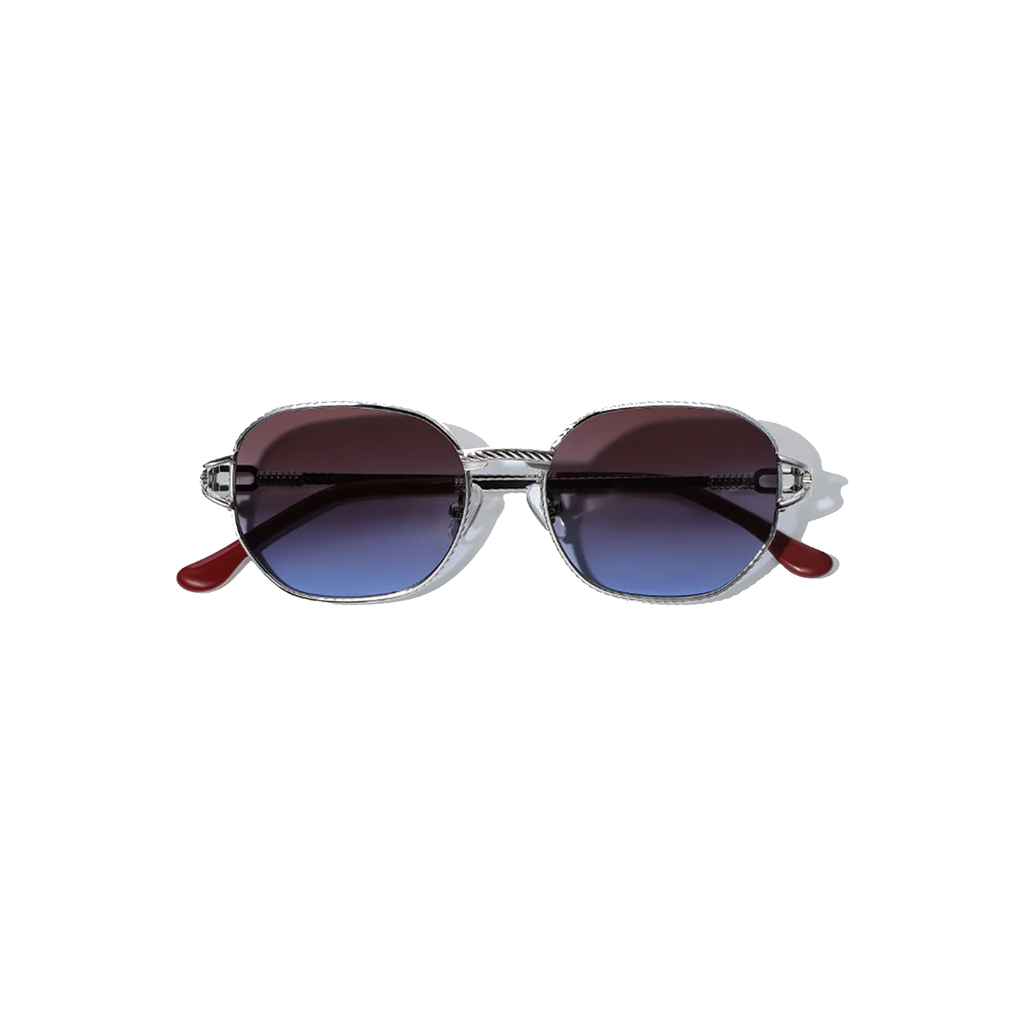 Bleu Violet Metal Sunglasses