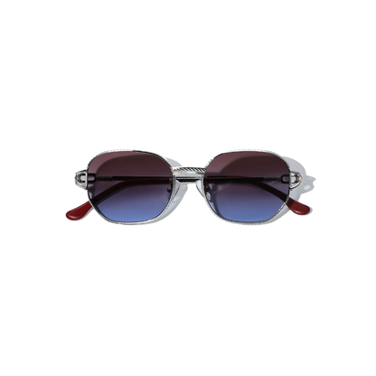 Bleu Violet Metal Sunglasses