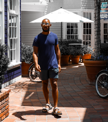 Bamboo Aerotech T-Shirt - Navy Blau