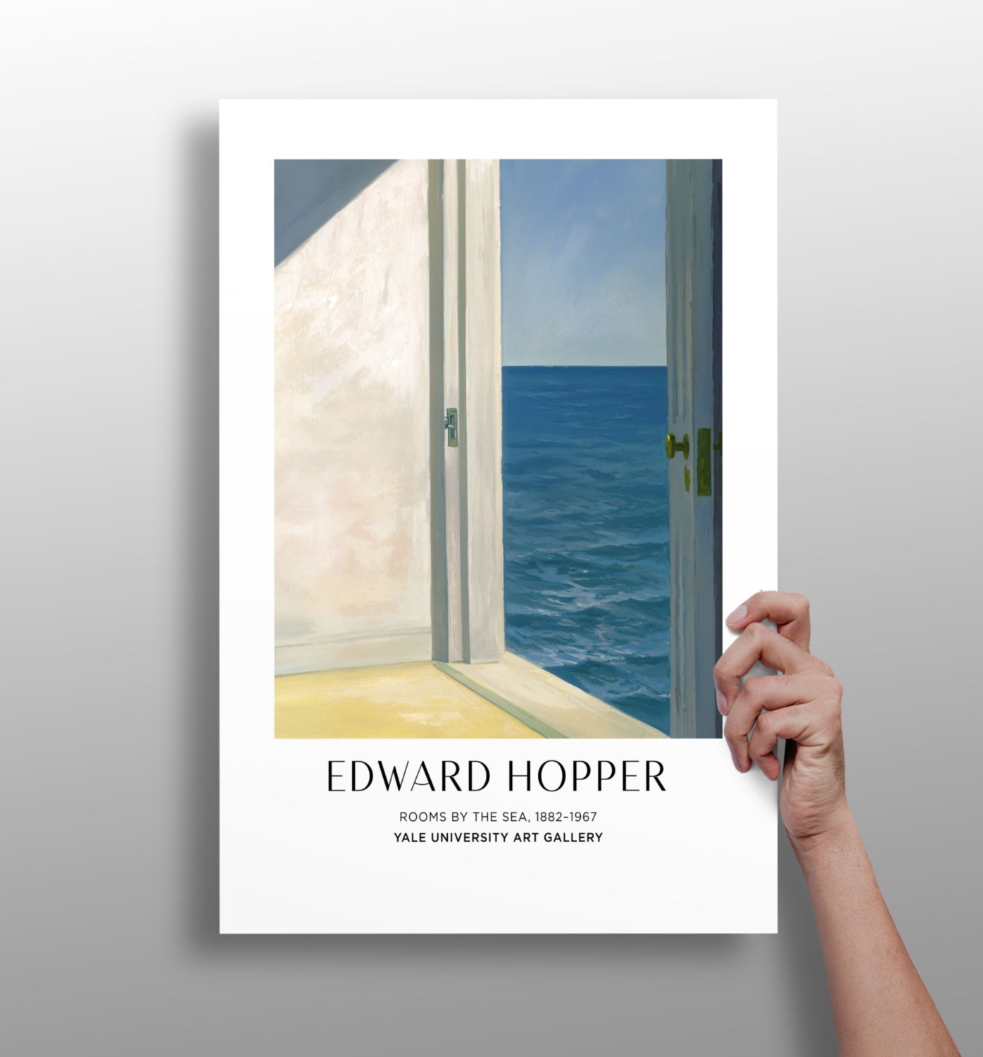 Open Door Room by the Sea Aluminum Print