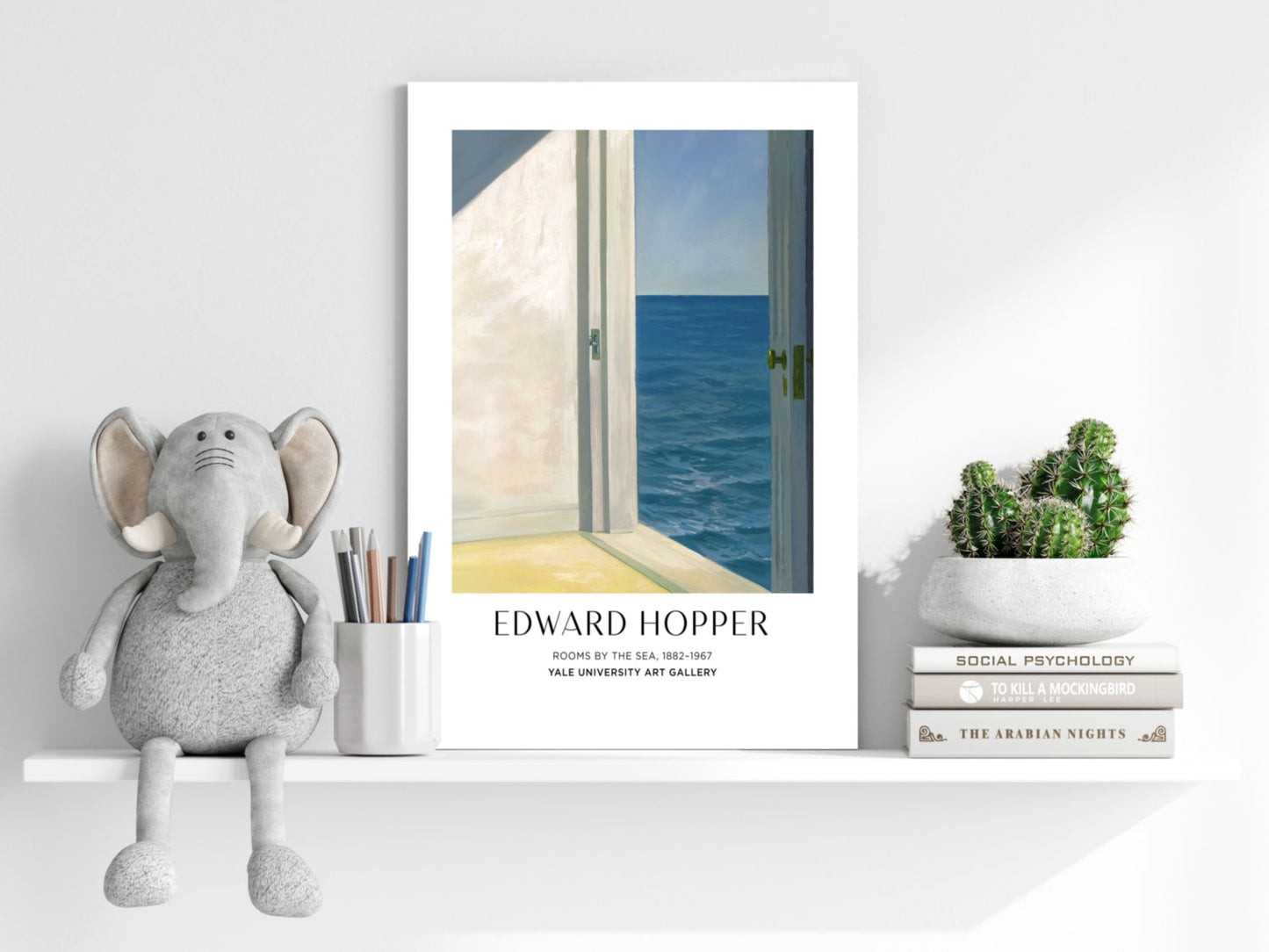 Open Door Room by the Sea Aluminum Print