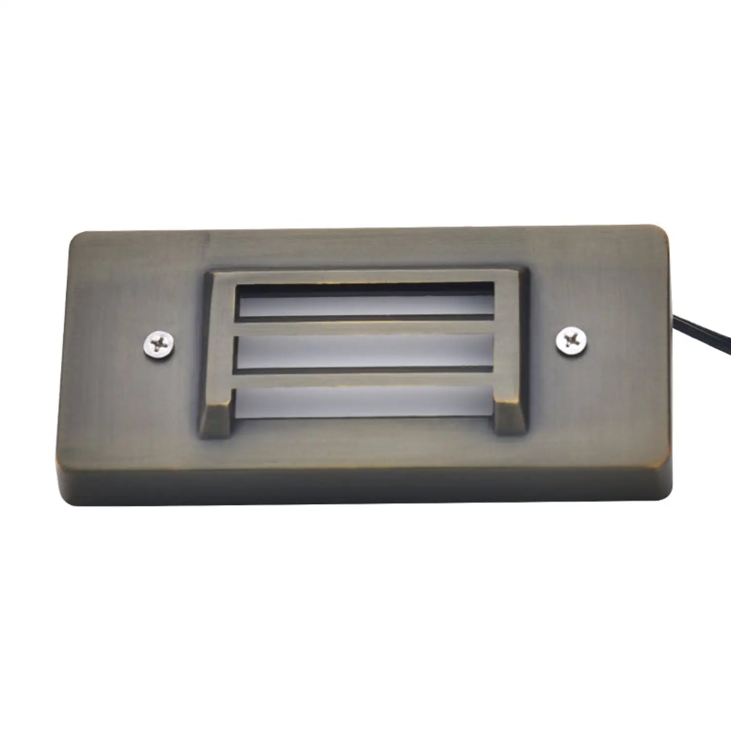 Mässingsgaller Stegljus 2W 2700K LED-belysning för utomhustrappor