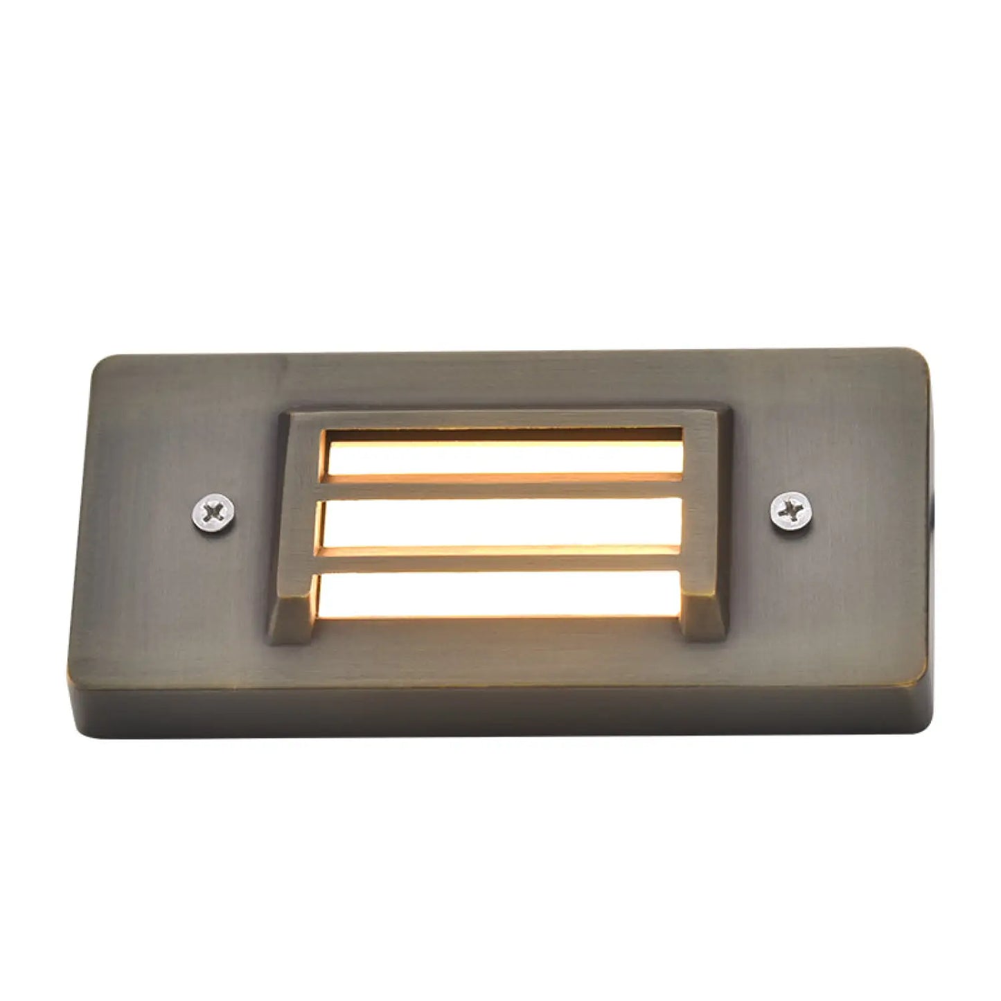 Mässingsgaller Stegljus 2W 2700K LED-belysning för utomhustrappor
