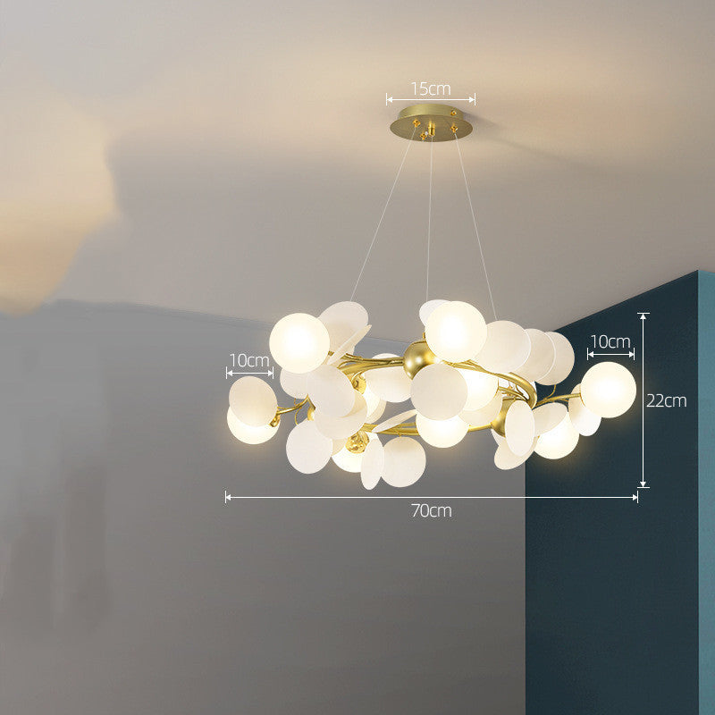 Nordický lustr moderní minimalistické osvětlení obývacího pokoje a ložnice