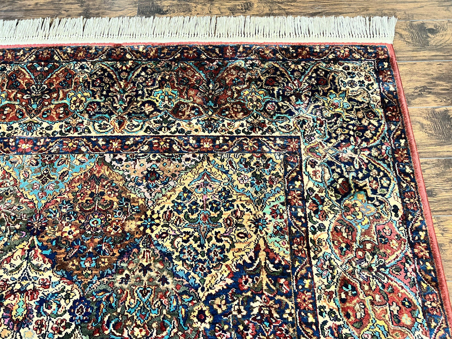 Karastan Multicolor Panel Kirman Rug #717, Wool Karastan Rug 12 x 16, Extra Large Karastan Area Rug, Original Karastan Collection 700 Series