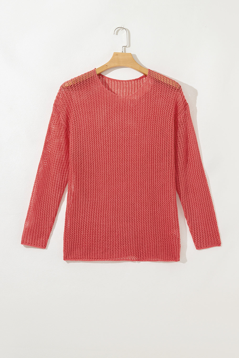 Sweter Hadley z ażurowym wzorem na szydełku