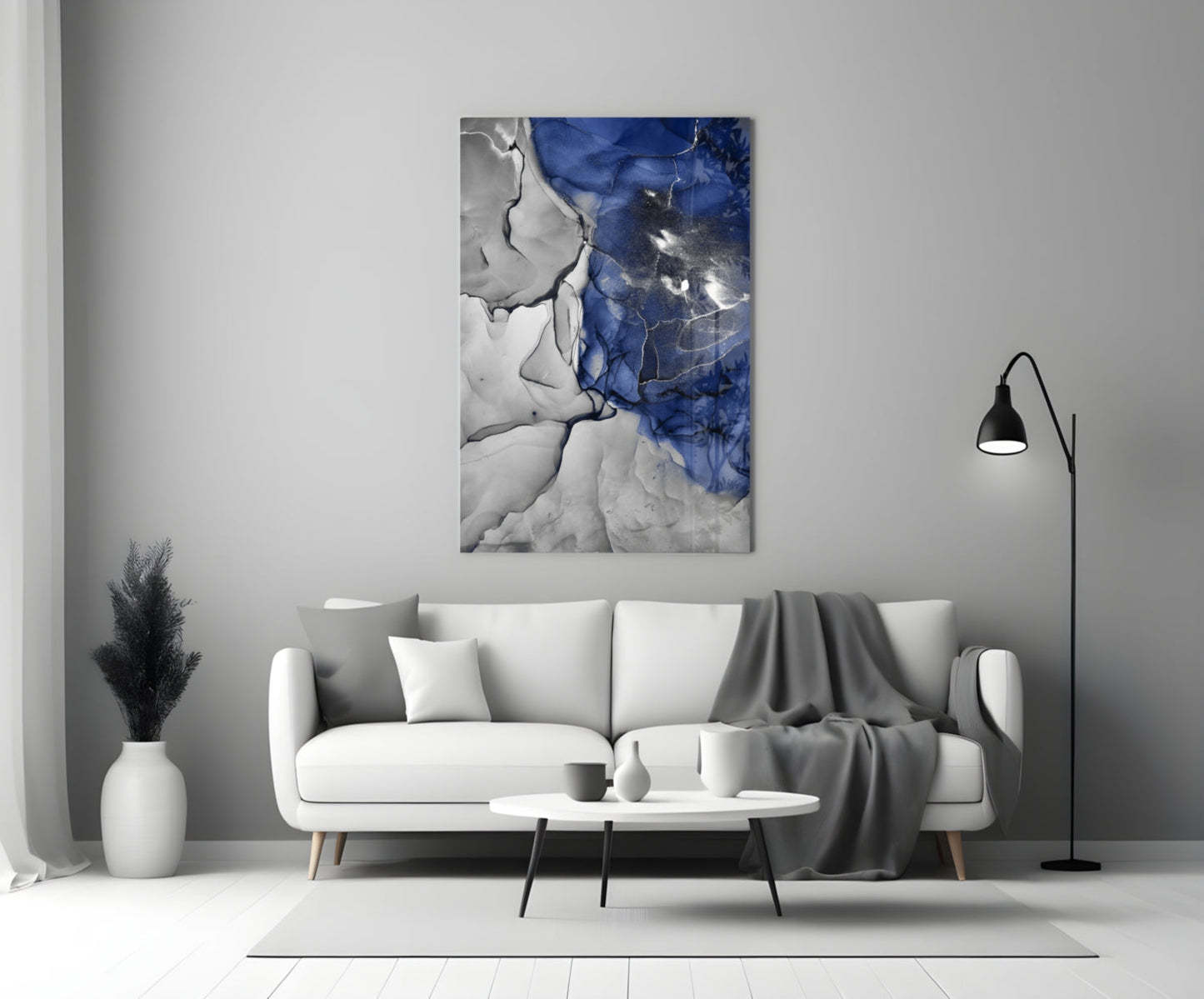 Arte en vidrio Blue Marble