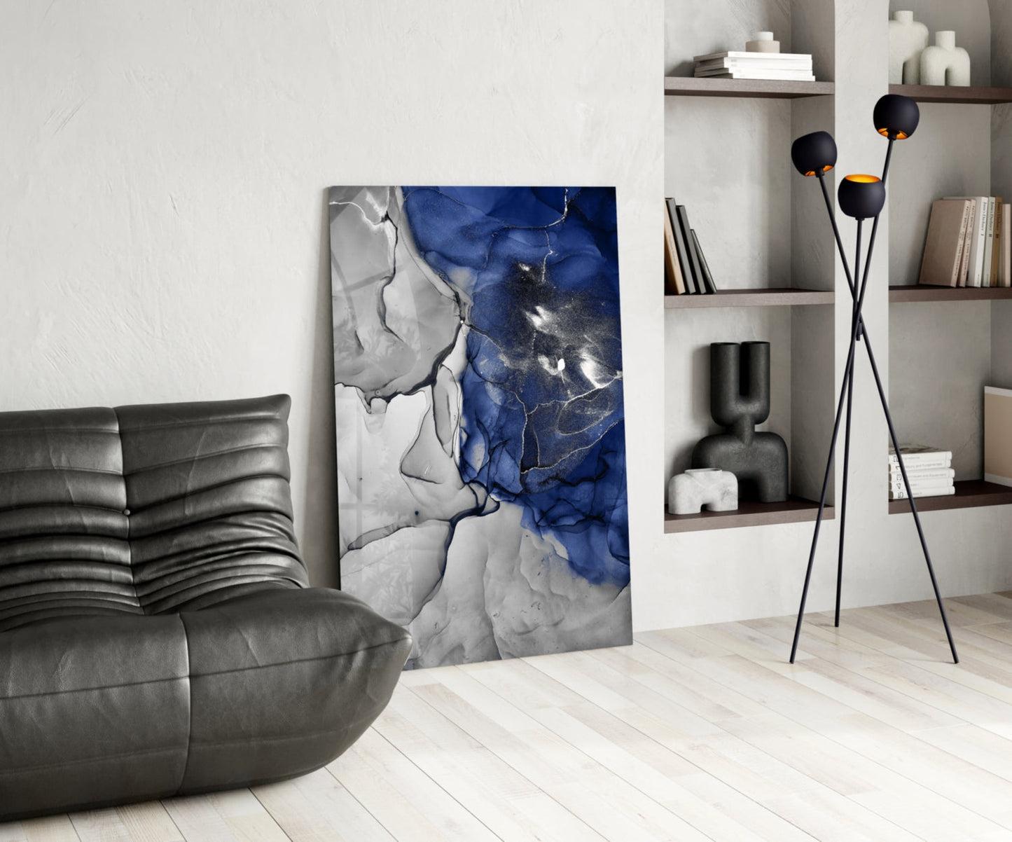 Arte en vidrio Blue Marble
